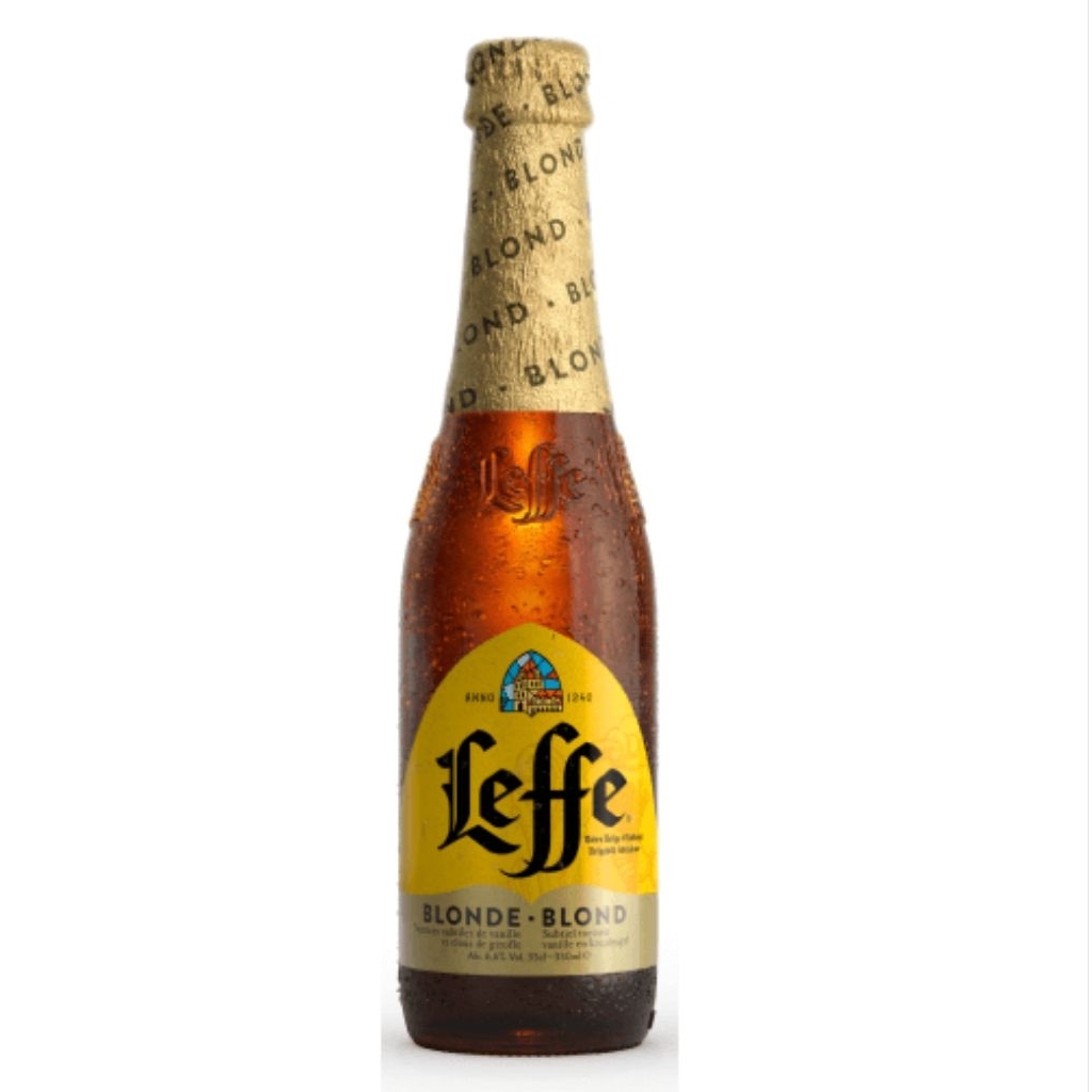 Bia Leffe Blond 6,6% Bỉ – thùng 24 chai 330ml