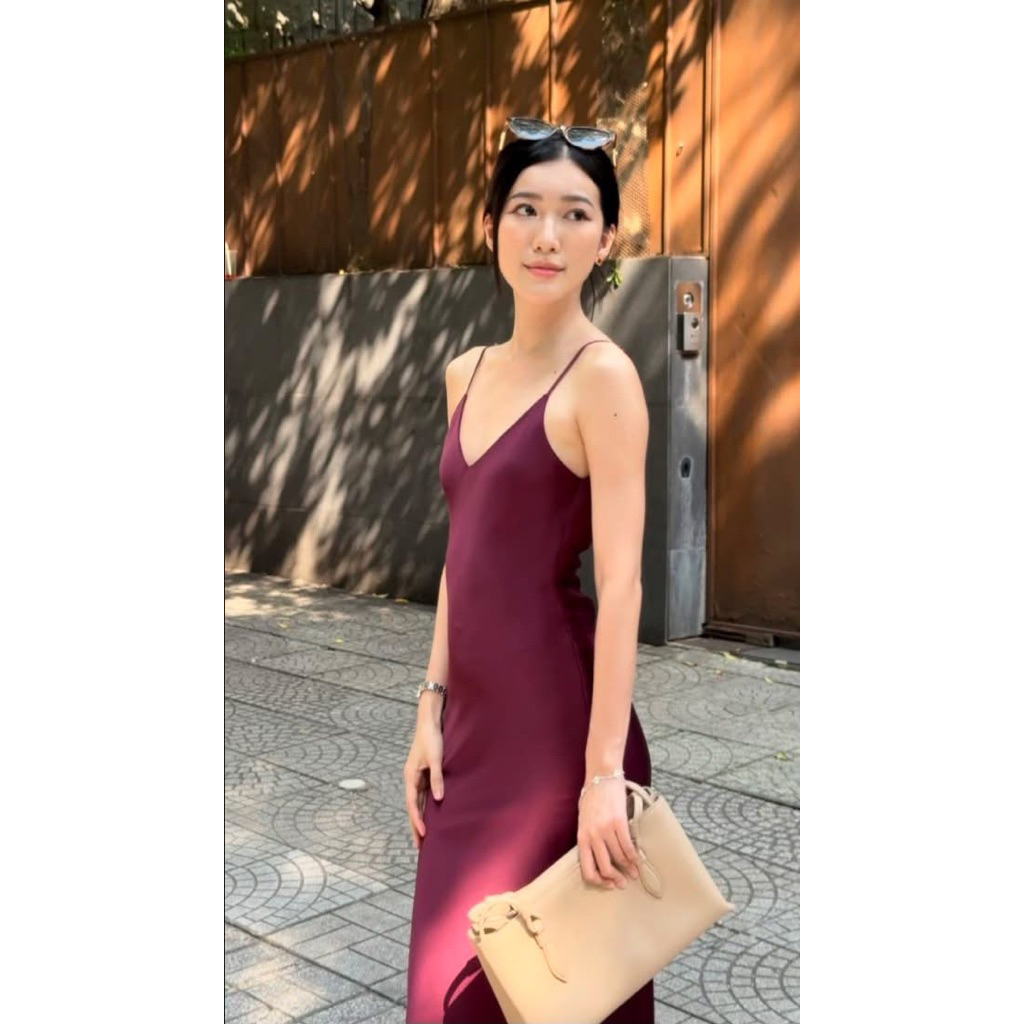 Pass đồ - Đầm lụa Fetish brand size s (đọc kĩ mô tả)