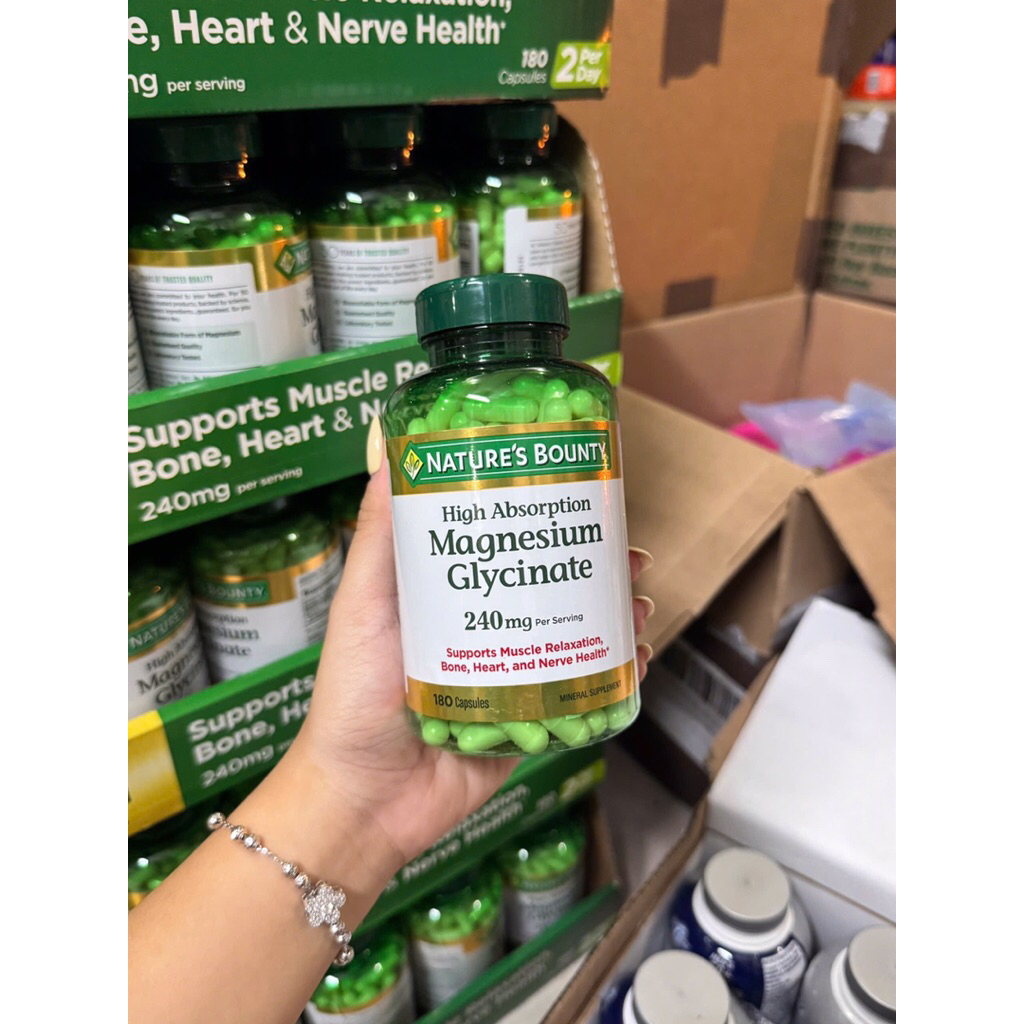 Các loại Magnesium Nature’s Bounty…