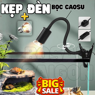 COMBO KẸP ĐÈN + ĐÈN SƯỞI 3.0 DÙNG ĐỂ SƯỞI ẤM CHO RÙA CHO MÈO CHIM GÀ BÒ SÁT RỒNG NAM MỸ IGUANA SULCATA 