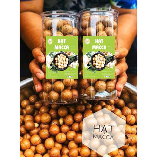 Hạt Macca Sấy Đắk Lắk Size Trung Hộp 500g Kèm Dụng Cụ Tách