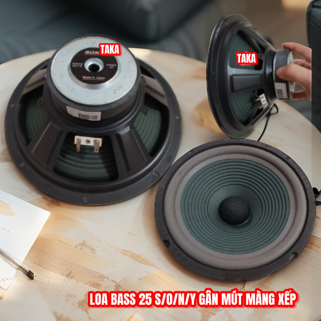 Loa bas 25 sony từ 100 màng sóng cho loa kéo lời sáng giá 1 loa