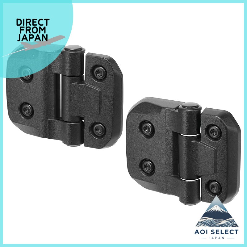 CARMATE Rear Door Hinge Cover for Suzuki Jimny JB64 / Jimny Sierra JB74 – Rugged Black Exterior Trim