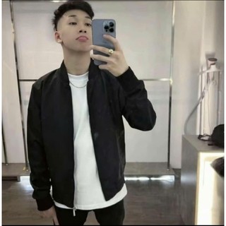 Áo khoác Bomber gió TRƠN,Áo khoác nam nữ chất gió 2 lớp 2025.