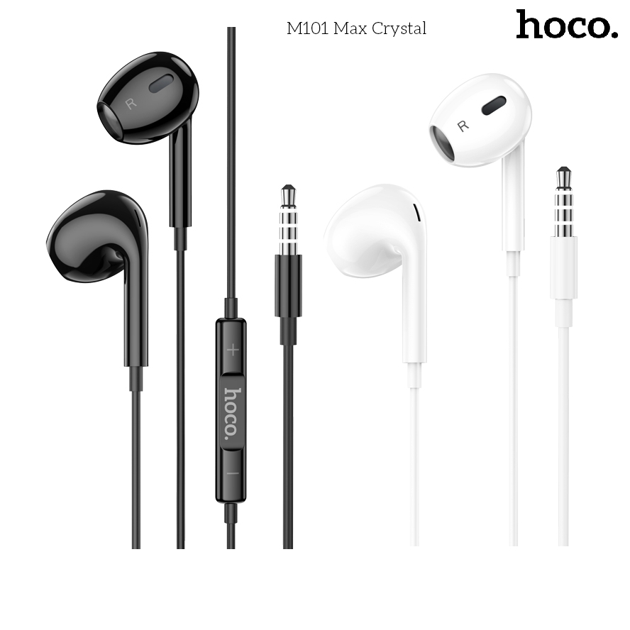 Tai Nghe Dây HOCO M101 Max – Jack 3.5mm, có Míc Đeo Êm, Nghe Nhạc Hay, Mic Rõ Nét