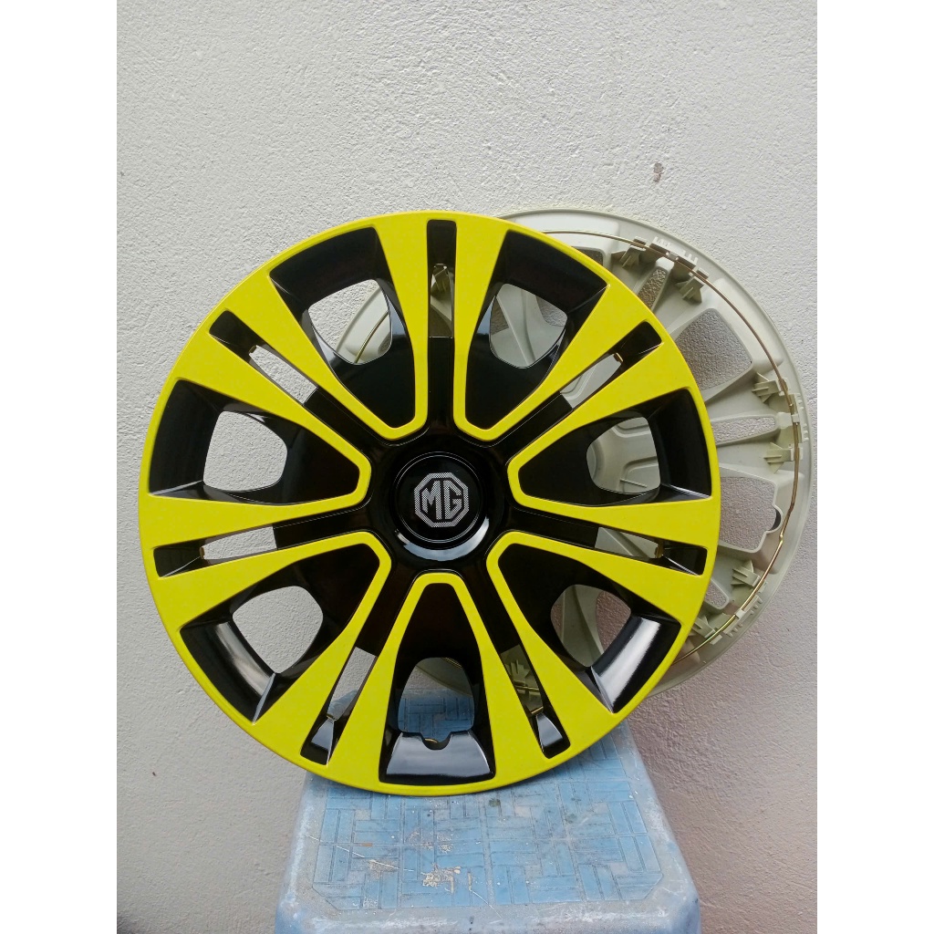 Ốp lazang mg5 mt - ốp mâm mg5 mt  bản phân khúc mâm sắt - ốp size lốp R15 inch, ốp trang trí mâm xe 