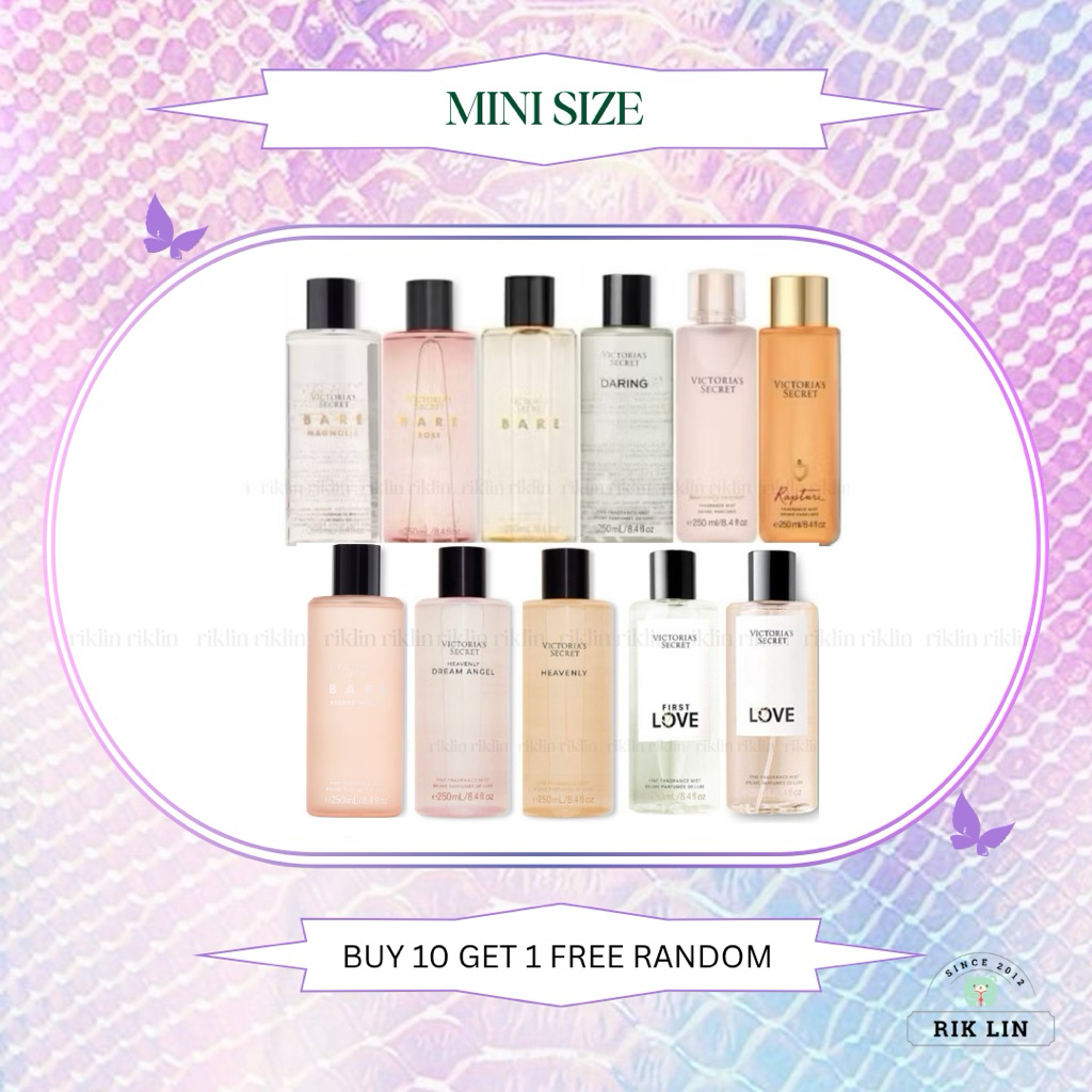 BARE SUEDE VANILLA |BARE MAGNOLIA| BARE | BARE ROSE |HEAVENLY SUMMER | LOVE|DARING _ Xịt Thơm Body M