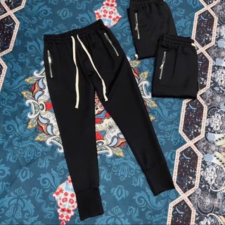Quần Jogger Nam xuông đen 2 khoá  Form Rộng - Quần Dài Nỉ Nam Thời Trang Boy Phố 9