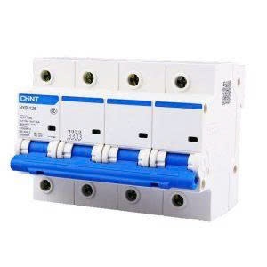 MCB Chint NXB-125 4P 125A 10kA|Aptomat tép (MCB) 4 pha 125A 10kA