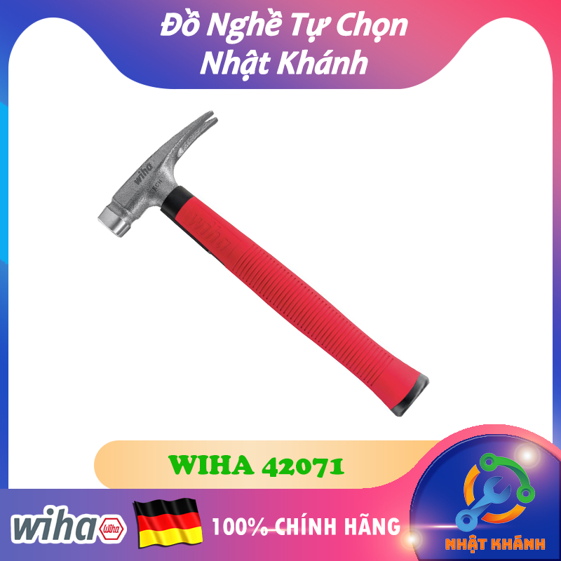 Búa Thợ Điện 300g Cán Bọc Nhựa WIHA 42071 [Chính hãng Đức/ Germany]