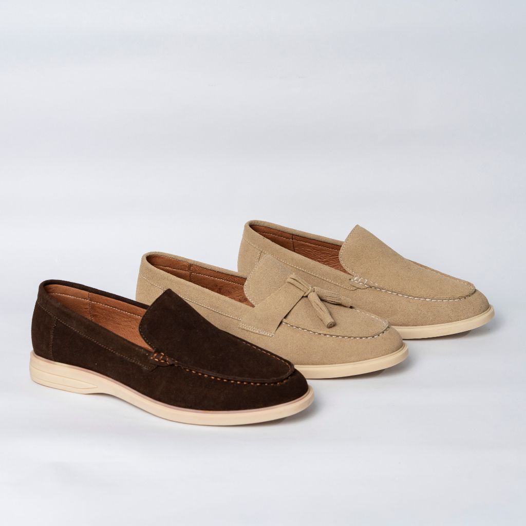 Giày lười nam G2 Slipper Loafer giày tây nam công sở chất liệu da lộn, đế kếp cao su khâu đế chắc chắn bảo hành 24 tháng