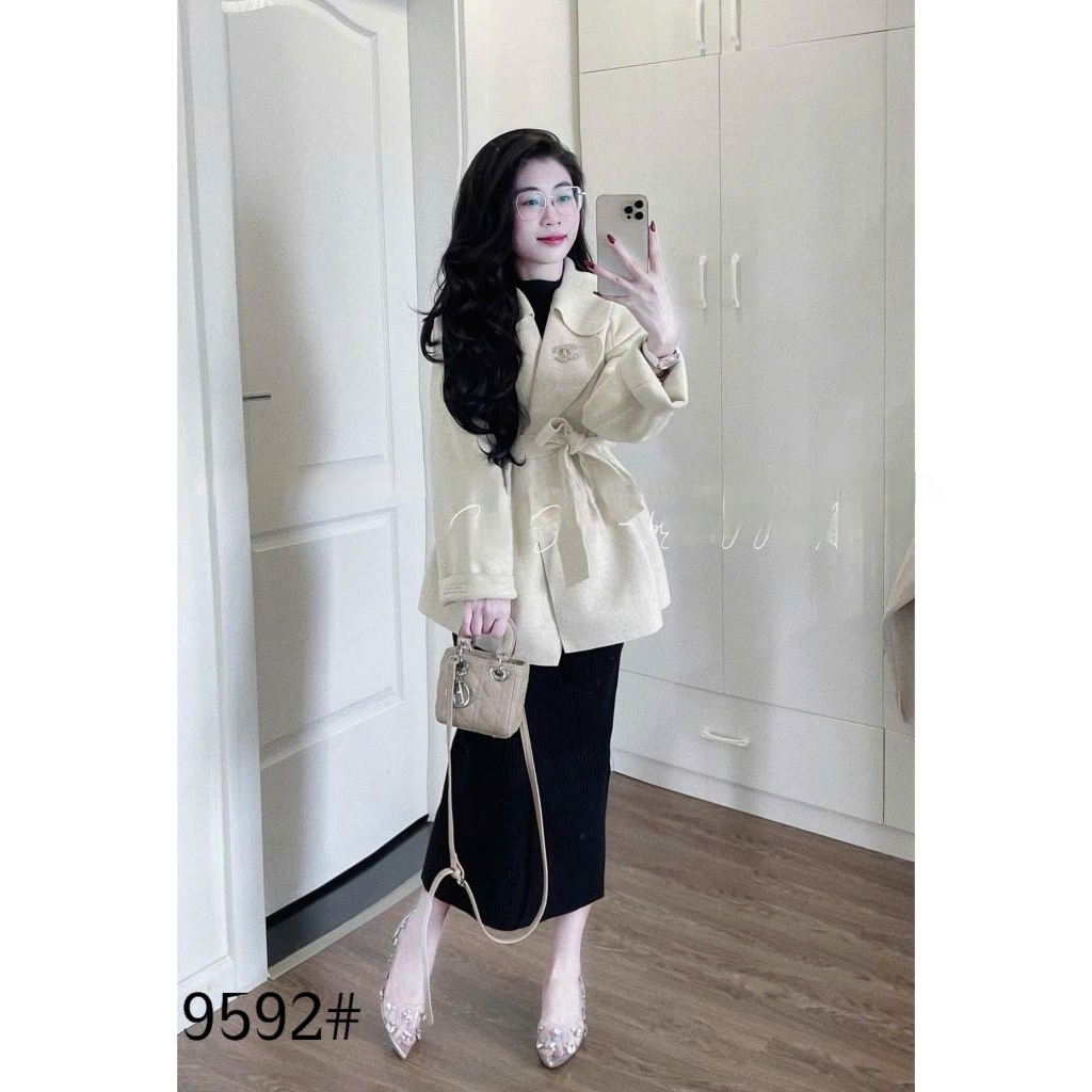 Áo khoác dạ ép mới 9592