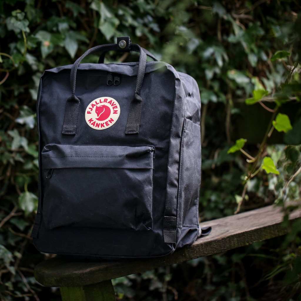 [Hiếm - Chính hãng]Kanken Classic Black (auth) - Laptop 13-14"