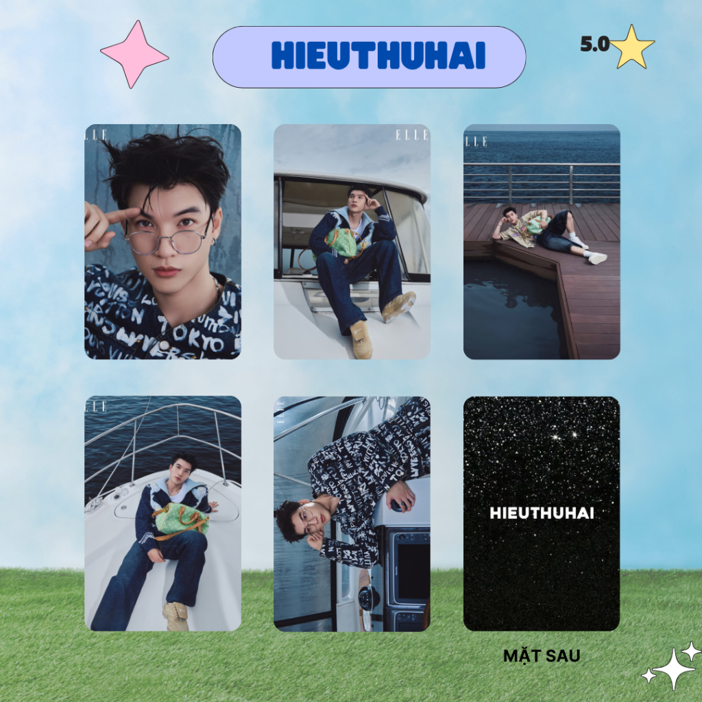 [UNOFF] Card bo góc HIEUTHUHAI - Bản 15 - Card Bo Góc Unofficial - Cán nhám 2 mặt