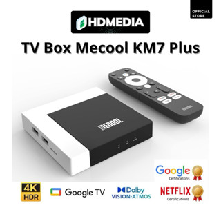 TV BOX MECOOL KM7 Plus Chứng chỉ NETFLIX 4K, Google TV, Dolby Audio 4K HDR CPU S905Y4 Điều Khiển Giọng Nói