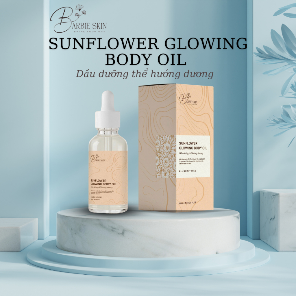 DẦU DƯỠNG THỂ HƯỚNG DƯƠNG BARBIE SKIN