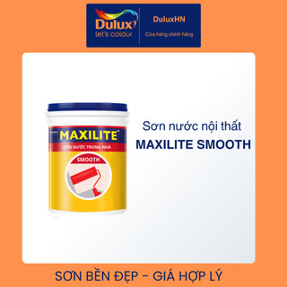   Tặng kèm chổi quét  Sơn tường nhà Dulux Maxilite Smooth 2L chiết lẻ – Sơn trắng giá rẻ 