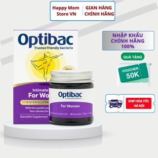  Men vi sinh lợi khuẩn phụ khoa Optibac Probiotics For Women cho phụ nữ tăng sức đề kháng hộp 30 viên 