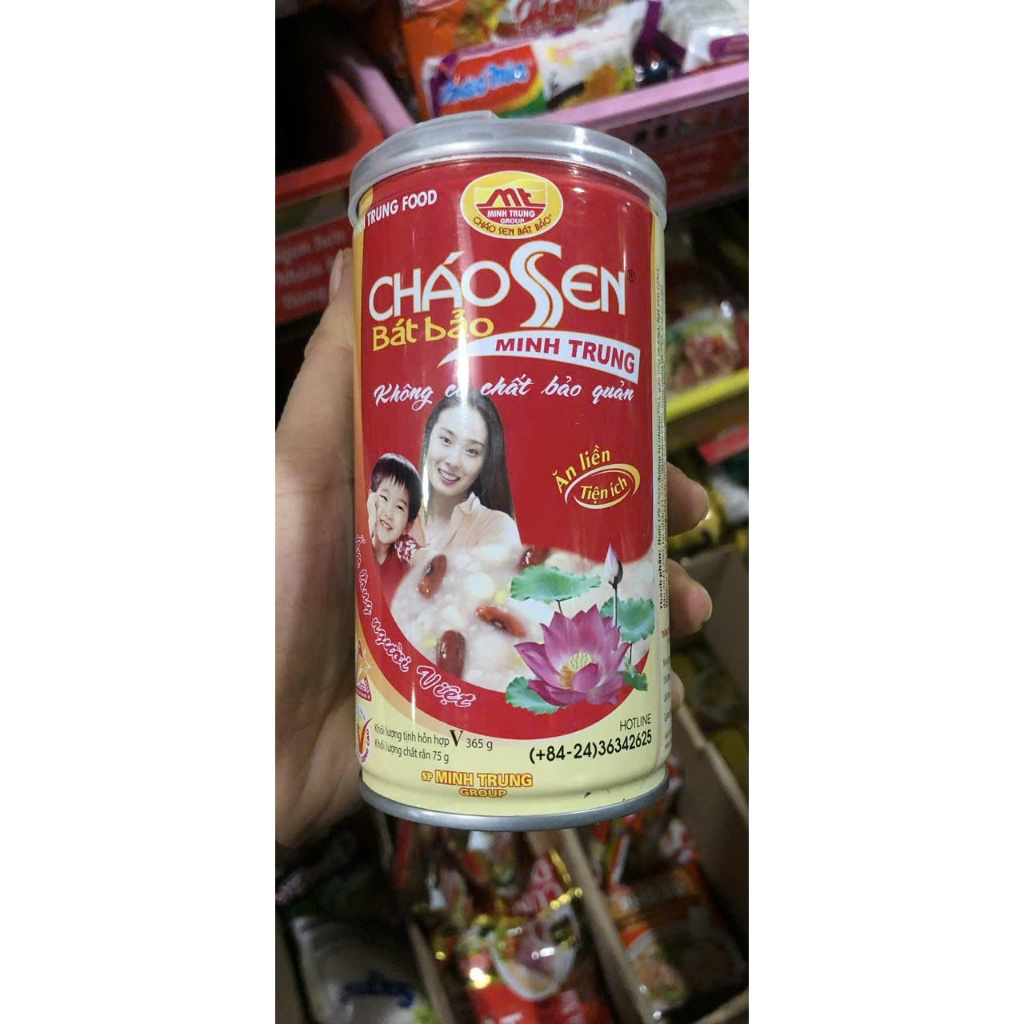 1 lon Cháo Sen Bát Bảo Minh Trung-Cháo Ăn Liền