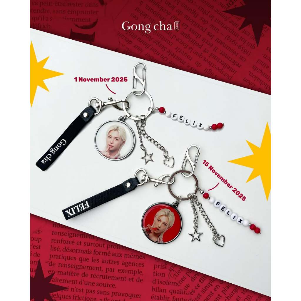 [OFFICIAL] STRAY KIDS FELIX x GONGCHA KEYRING