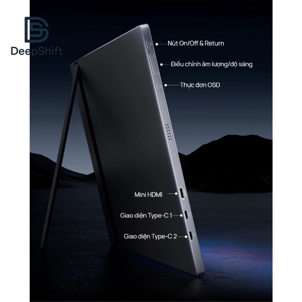 Màn hình di động ARZOPA Z3FC 16.1" IPS 180Hz 2.5K 107% sRGB HDR, Chăm sóc mắt | Cho PC, Laptop, Mobile | BigBuy360 - bigbuy360.vn