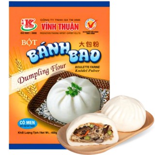 Bột Bánh Bao Vĩnh Thuận Gói 400g-Đạt Tiêu Chuẩn Xuất Châu ÂU - Chính Hãng