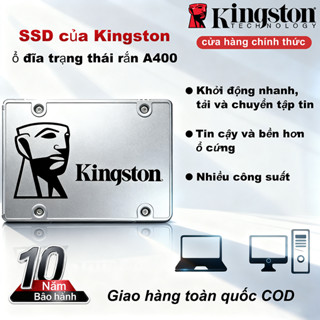  Ổ cứng SSD Kingston A400 480 512 960GB giao tiếp SATA 3 2.5 inch tốc độ đọc ghi lên đến 500MB s 