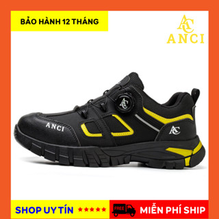 Giày bảo hộ lao động khóa vặn thể thao - ANCI AC01 - chống đinh, chống va đập, chống trơn trượt.