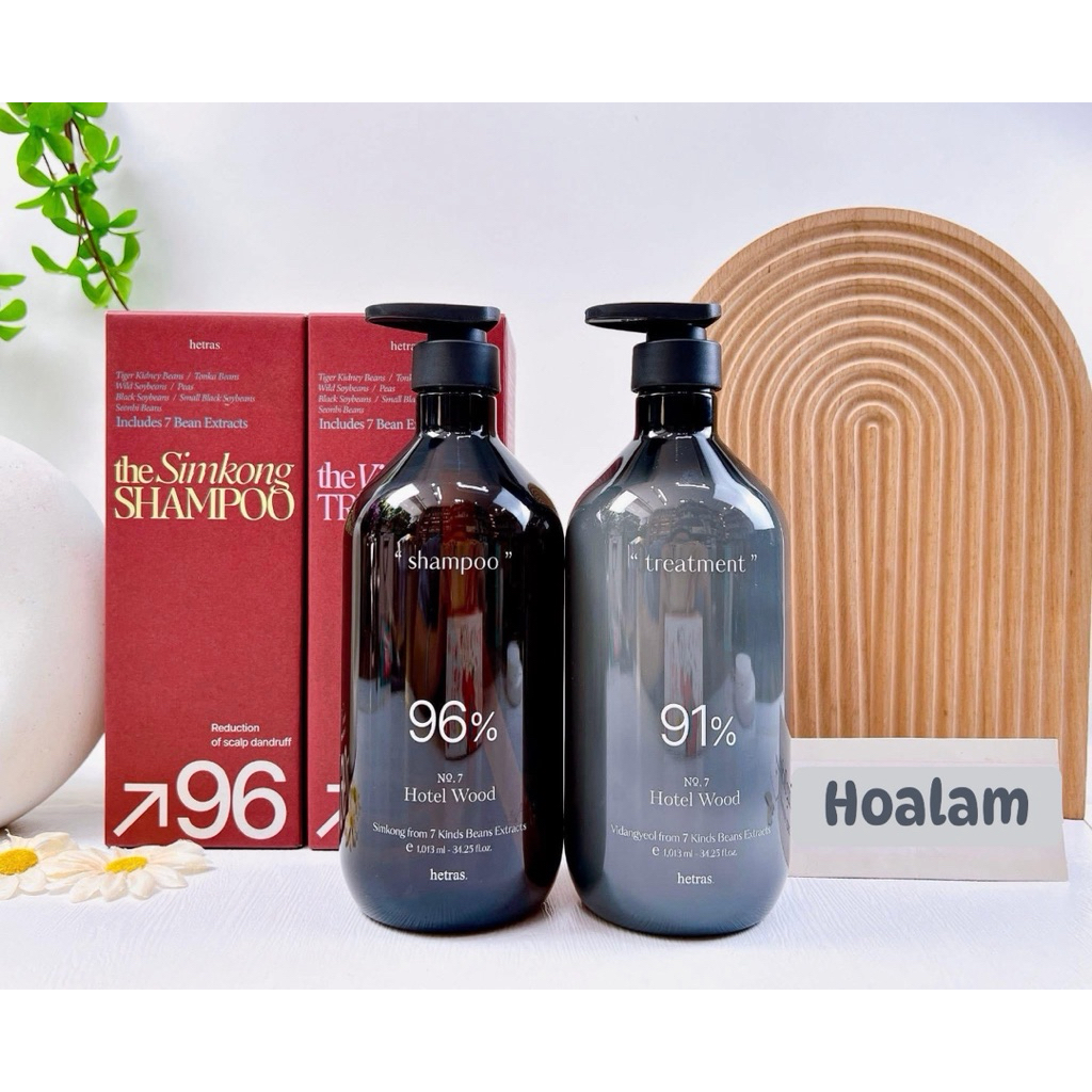 [CHÍNH HÃNG 100%] DẦU GỘI - XẢ HETRAS #07 HOTEL WOOD 1013ML