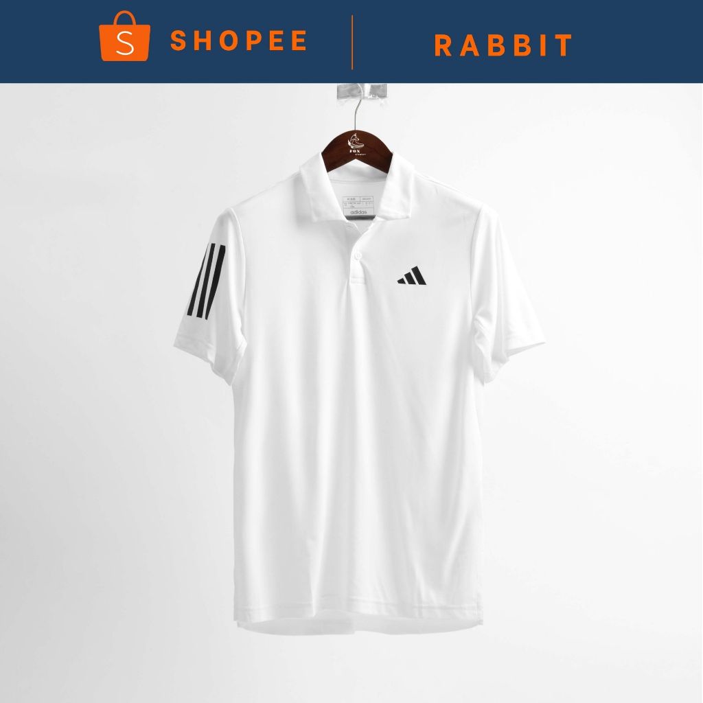 Áo Polo Nam Adidas Club 3-Stripes Tennis - Trắng CODE: HS3268 | Rabbit