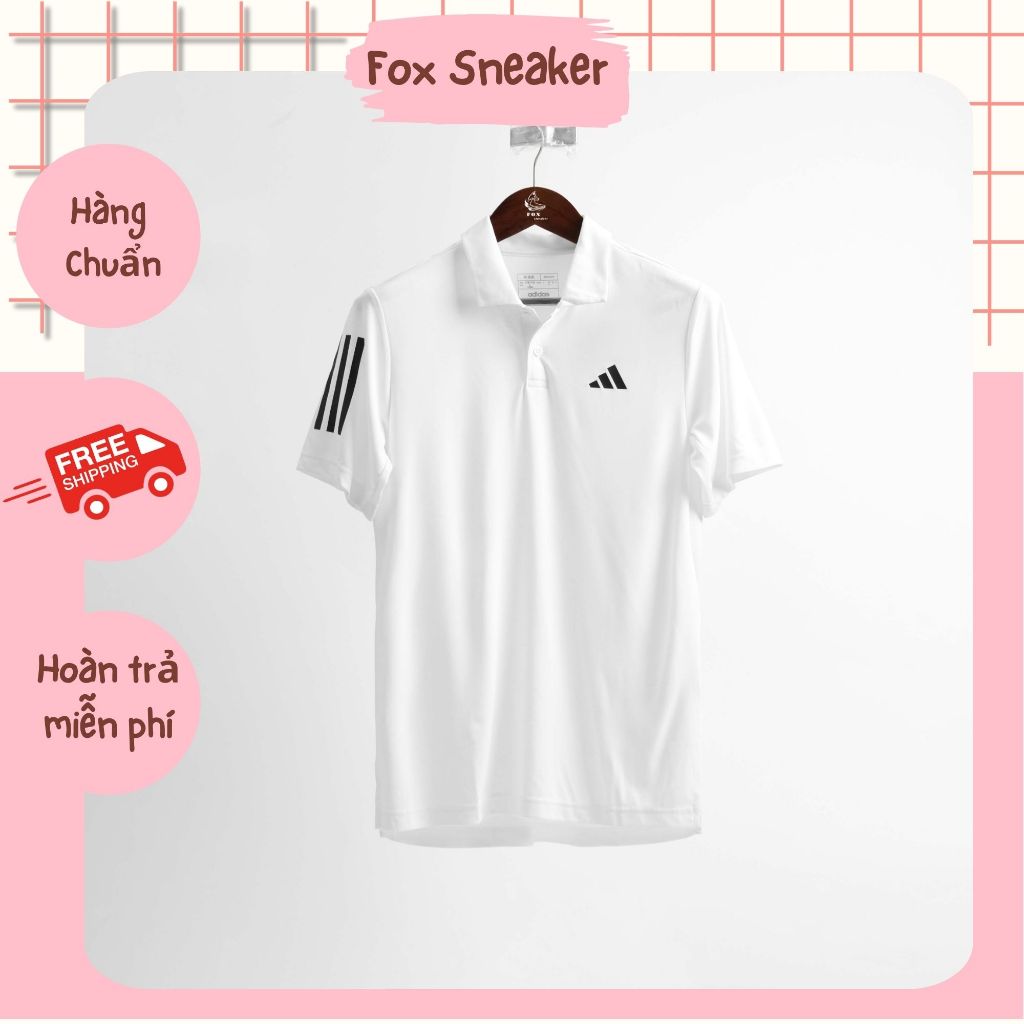 Áo Polo Nam Adidas Club 3-Stripes Tennis - Trắng CODE: HS3268 | Fox Sneaker