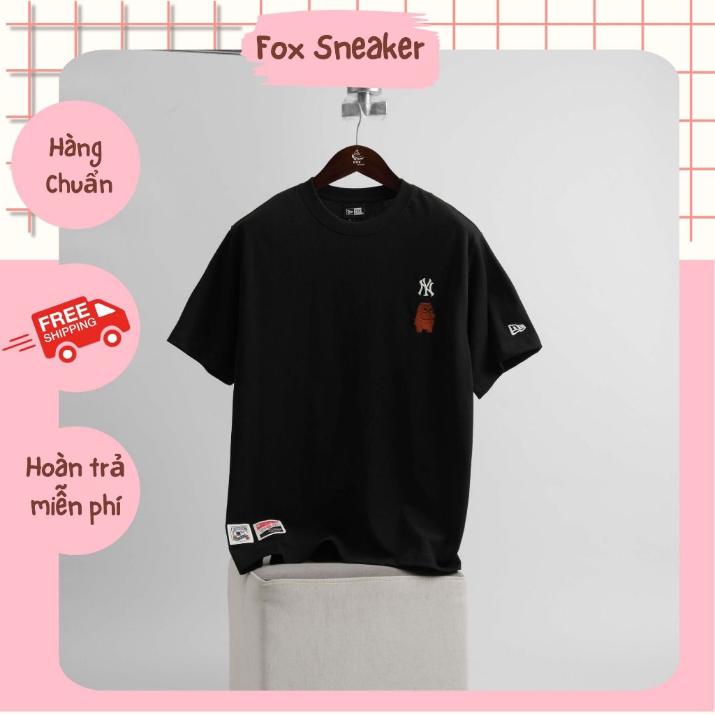Áo NY Gấu Thêu Đen | Fox Sneaker