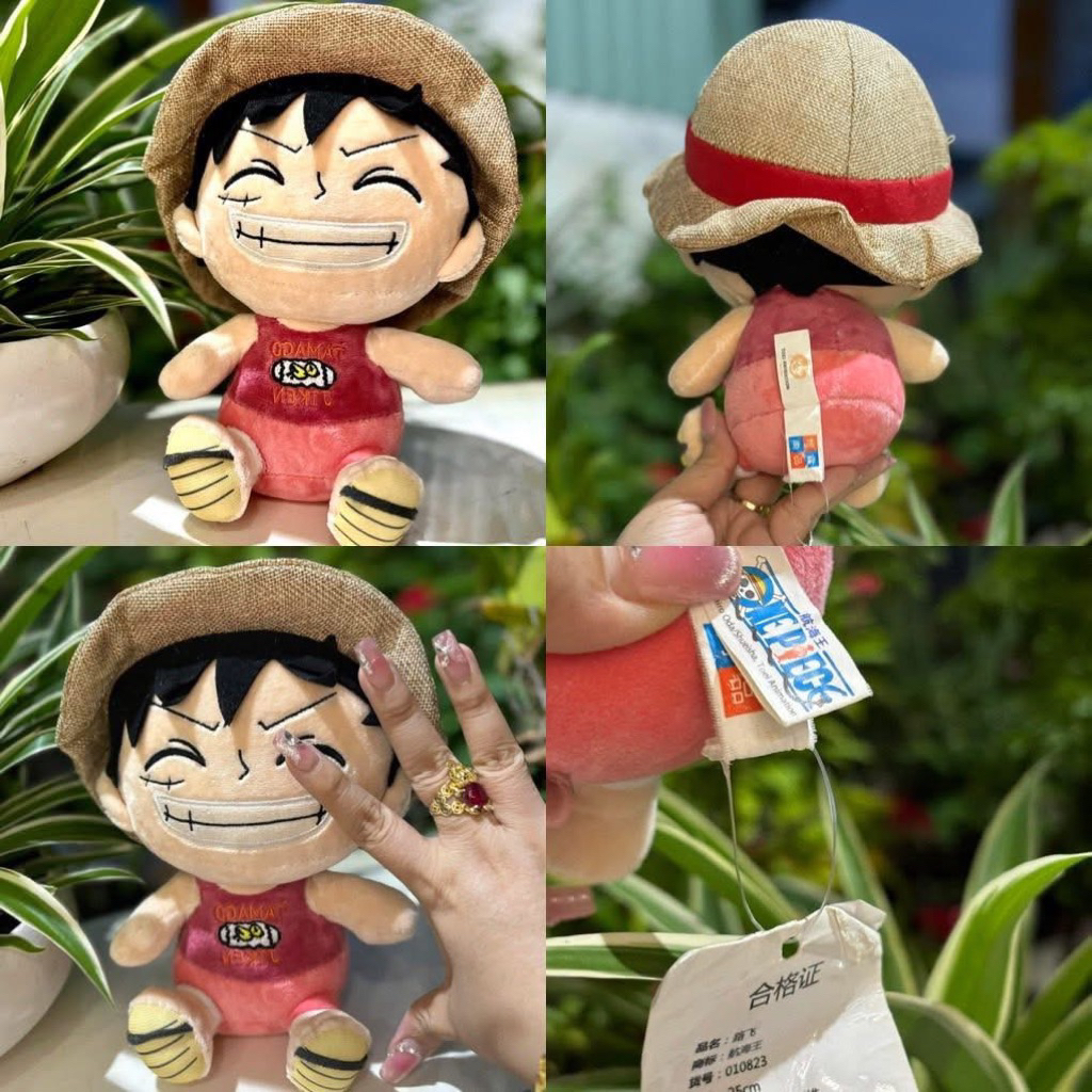 Gấu bông nhân vật Luffy trong One Piece siêu xinh