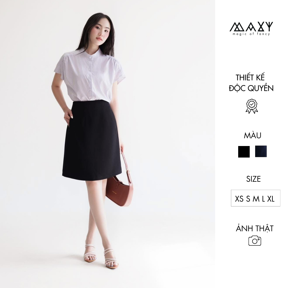 [ SALE ] Chân váy dài ngang gối Basic Midi Skirt Maxy Workshop