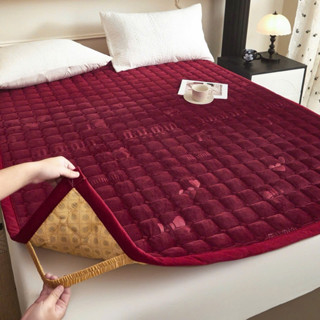  Thảm nỉ trải giường lông cừu kèm hai vỏ gối hàng nhập khẩu 3 lớp trải sàn mùa đông siêu ấm sẵn tại SamSam-bedding 
