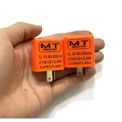 Set 2 cục chớp xi nhan điện tử xe máy điều  chỉnh được tốc độ nháy / cục chớp xi nhan xe máy