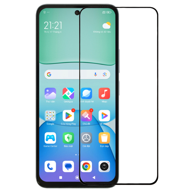 Kính cường lực cho Xiaomi Redmi 13/ 13x kính full màn hình full keo
