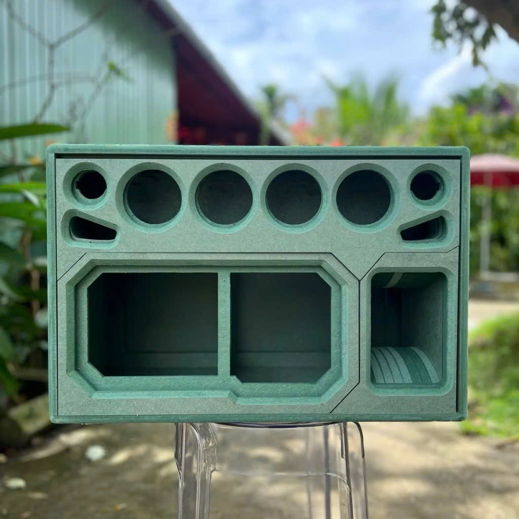 Box loa hầm thái bass 16 4 mid 3inch 2 treble tặng kèm mica trước LT Speaker Box