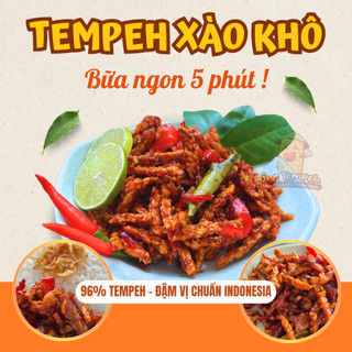  Tempeh xào khô  Tempeh Orek   – Món ăn chay giàu đạm thực vật –  Bữa ăn chay tiện lợi đầy dinh dưỡng 