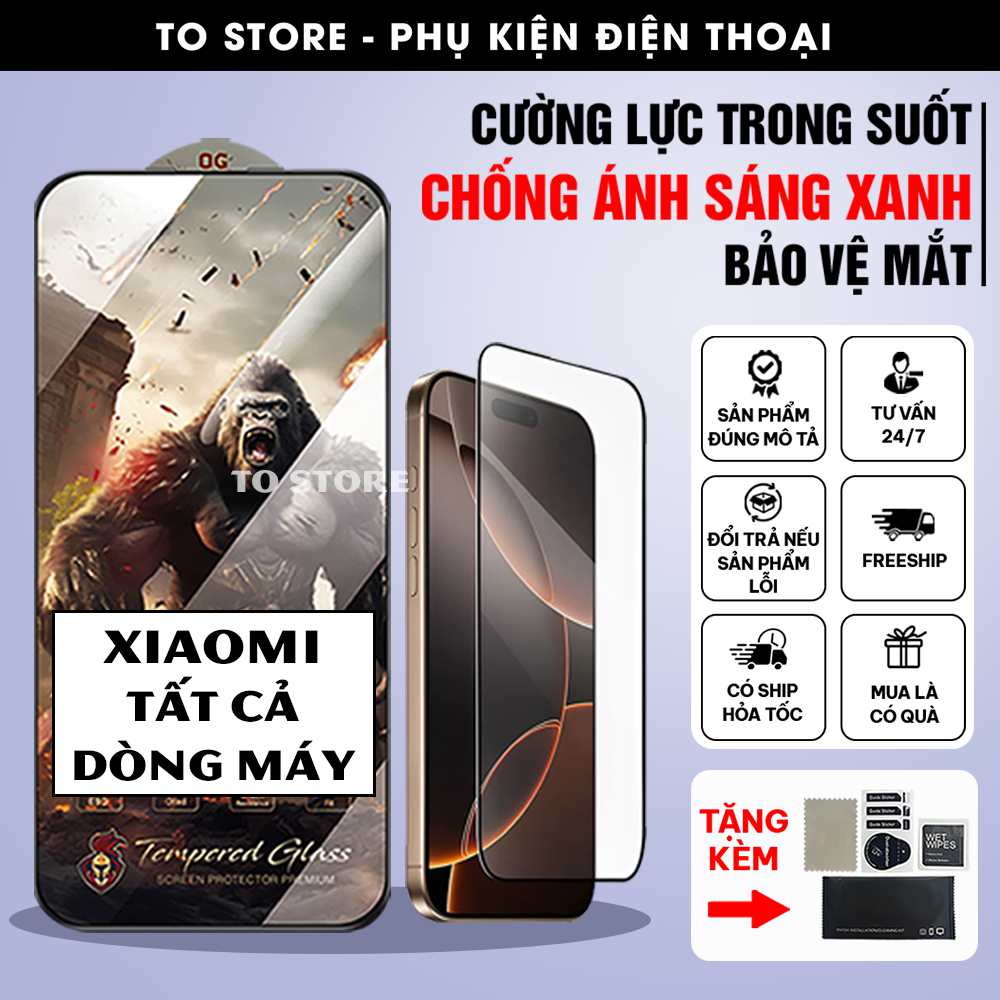 Cường lực Redmi Note 14 4G/5G,13 Pro,13/12/11/10 Pro,Xiaomi 15T,15T Pro,14T,13T,12T Pro,Redmi K50/K6