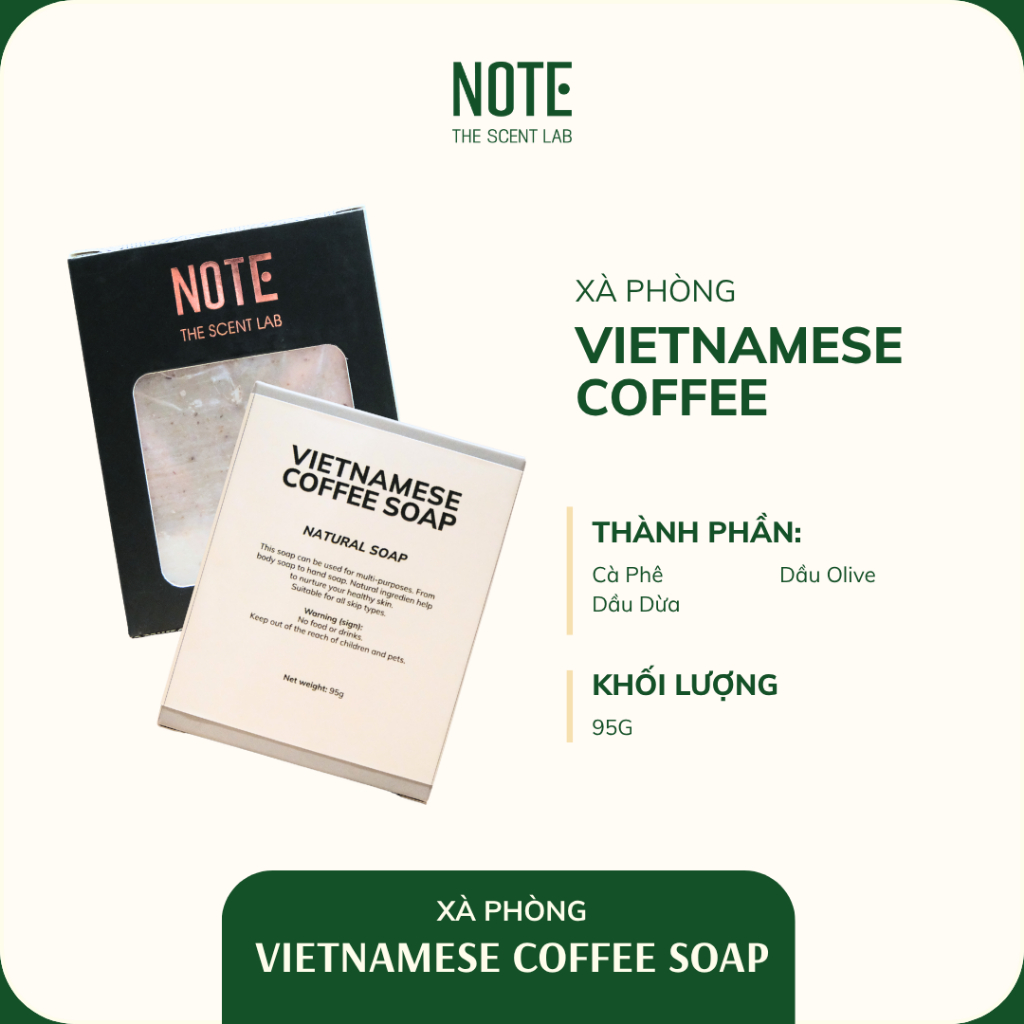 Vietnamese Soap | NOTE - The Scent Lab | Natural Soap | 95g