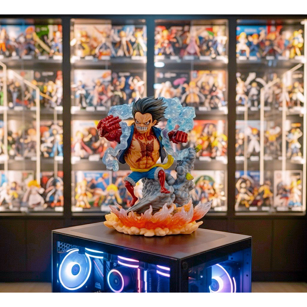 [ Mua 1 tặng 1 Mô hình mini bất kỳ ] Mô hình  LUFFY GEAR 4 CHIBI cực ngầu