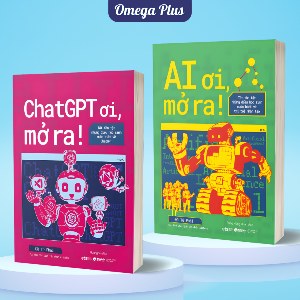 Bộ Sách Hiểu AI & ChatGPT Từ A-Z : AI Ơi, Mở Ra + ChatGPT Ơi, Mở Ra -Lẻ/Combo (ETS)