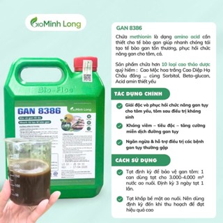 THẢO DƯỢC GAN TẠT 8386 CHO TÔM/CÁ