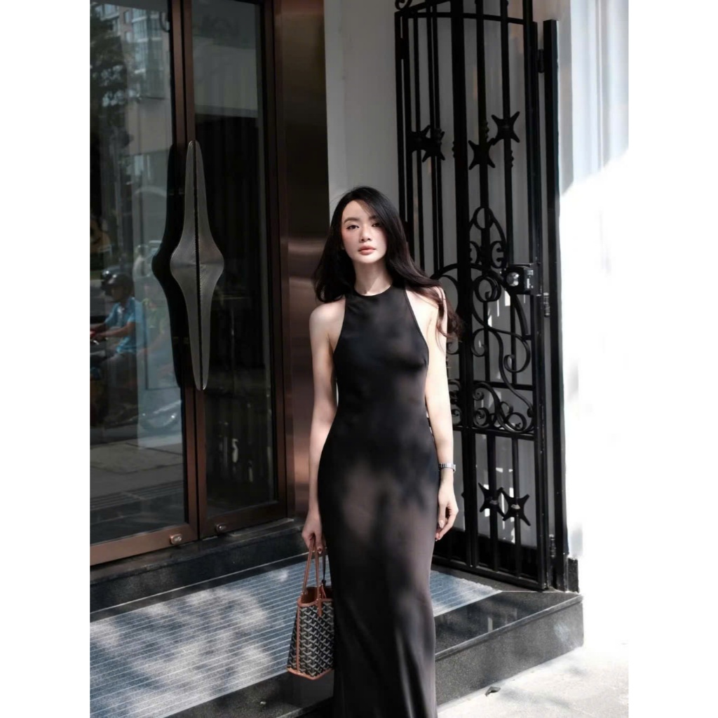 Đầm Dự Tiệc Dáng Dài Cổ Yếm Sang Trọng Thanh Lịch - SENDY DRESS