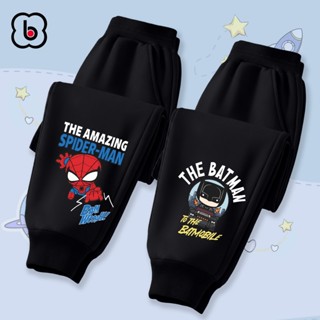  Quần nỉ cho bé trai BabyloveGO BST Marvel quần dài thể thao in hình Spider-Man Batman Iron Man cho bé từ 1 đến 10 tuổi 