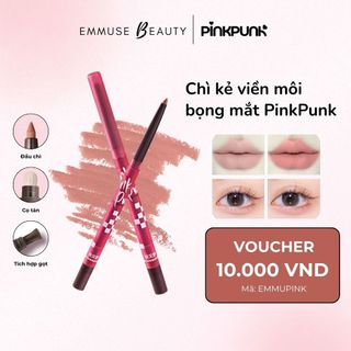  Chì Kẻ Viền Môi Chì Kẻ Bọng Mắt 4 trong 1 PinkPunk Mở Góc Mắt Tạo Khối Mũi Lâu Trôi Chống Nước 