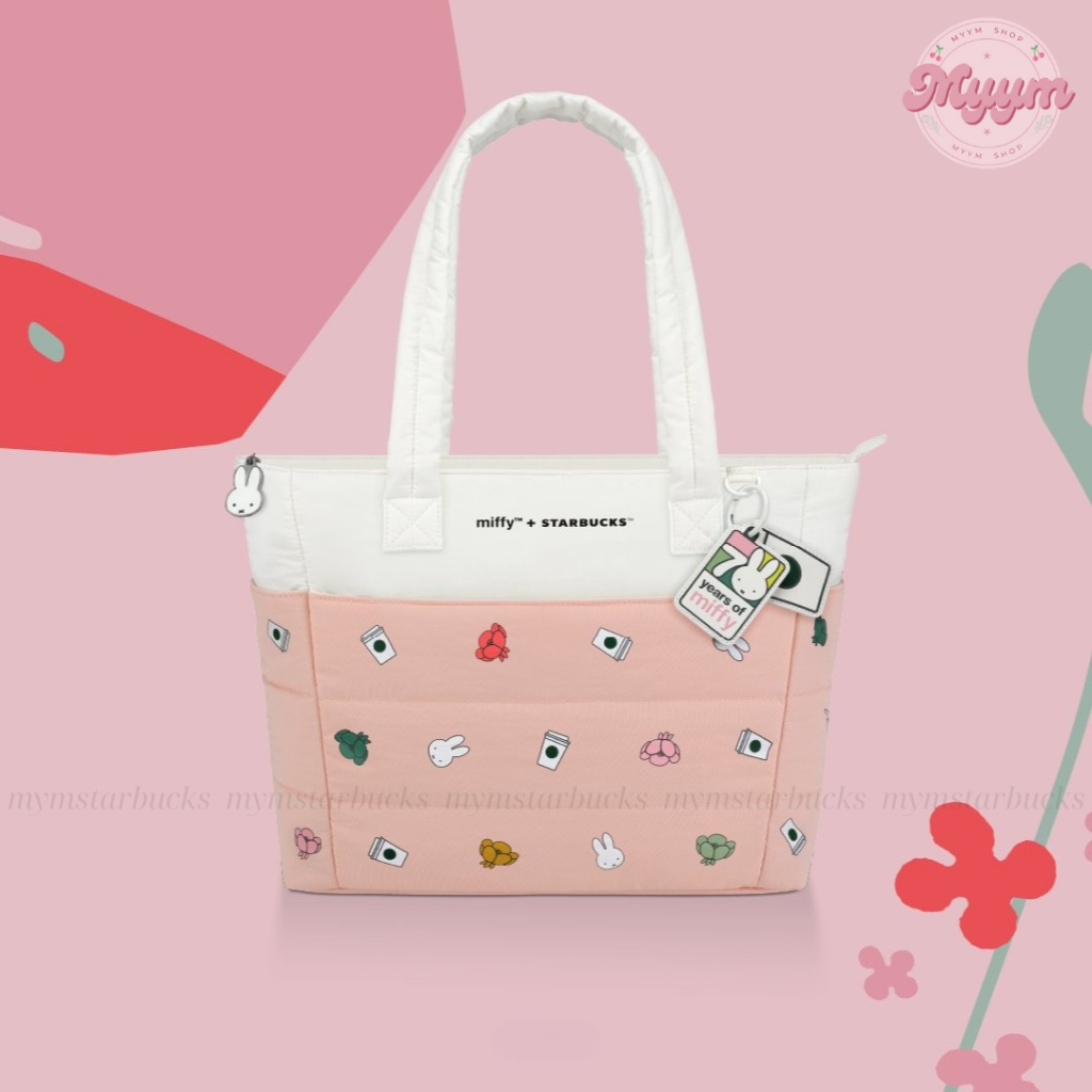 [𝐀𝐮𝐭𝐡𝐞𝐧𝐭𝐢𝐜] TÚI TOTE STARBUCKS + MIFFY 70TH ANNIVERSARY