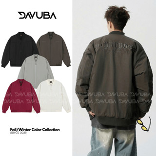   DAVUBA  Áo Khoác Bomber Gió Nam Nữ Thêu Nổi 2 Lớp Trượt Nước Cản Gió SM151 