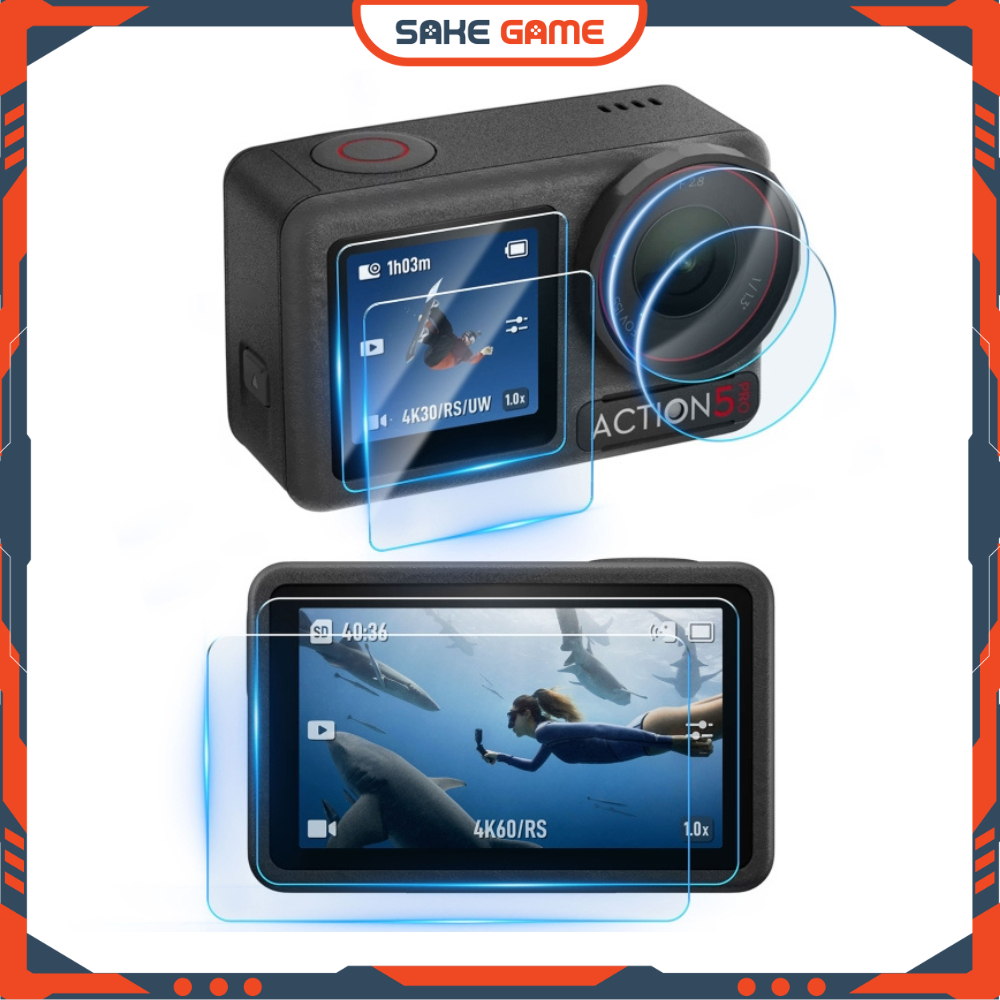 Dán Cường Lực DJI Osmo Action 5 Pro Dán Màn Hình DJI OSMO Action 5 Pro Cường Lực Action 5 Pro Dán Mà